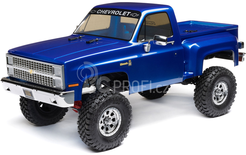 RC auto Axial SCX10 III Base Camp 1:10 4WD Chevy K10 1982 RTR, modrá