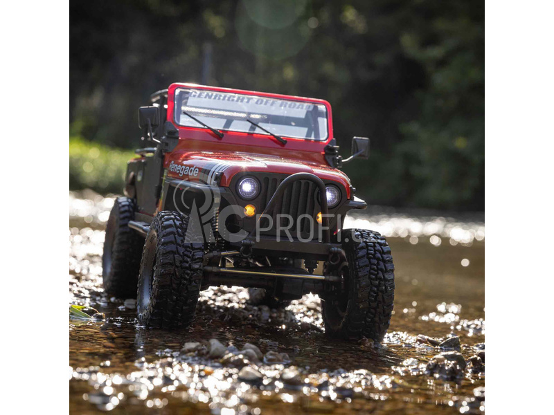 RC auto Axial SCX10 III Jeep CJ-7 1:10 4WD RTR, šedá