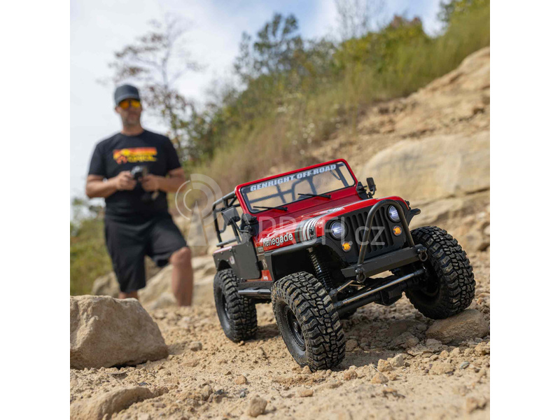 RC auto Axial SCX10 III Jeep CJ-7 1:10 4WD RTR, šedá