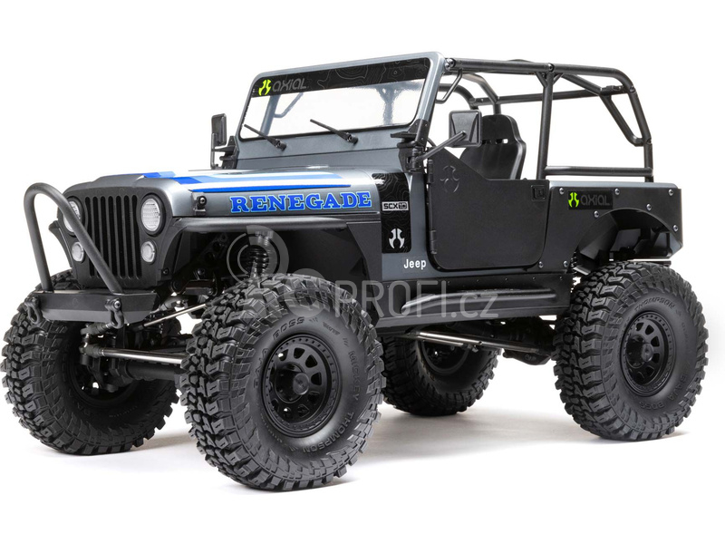 RC auto Axial SCX10 III Jeep CJ-7 1:10 4WD RTR, šedá