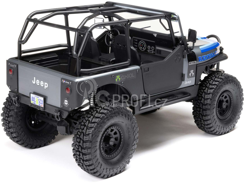 RC auto Axial SCX10 III Jeep CJ-7 1:10 4WD RTR, šedá