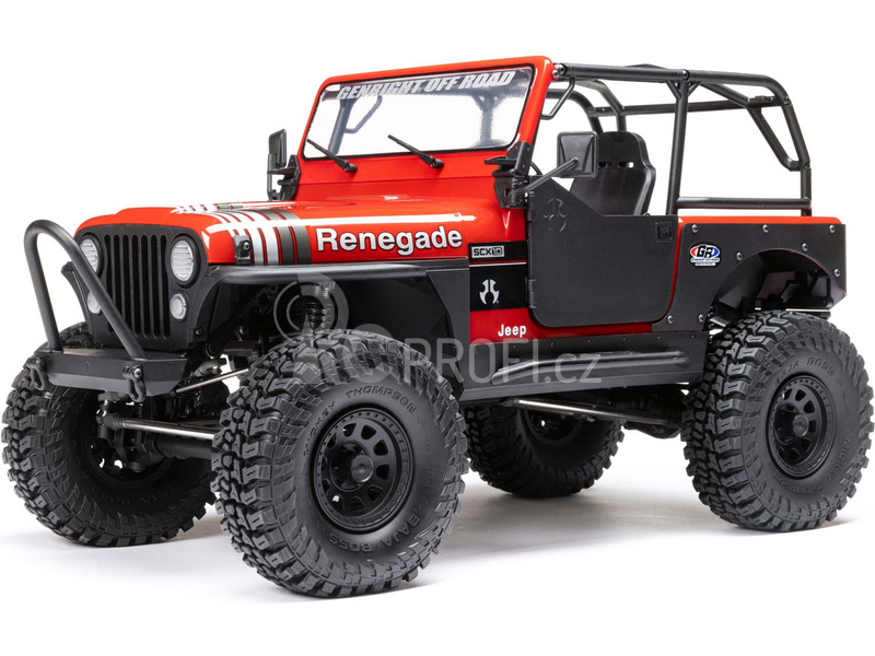 RC auto Axial SCX10 III Jeep CJ-7 1:10 4WD RTR, šedá