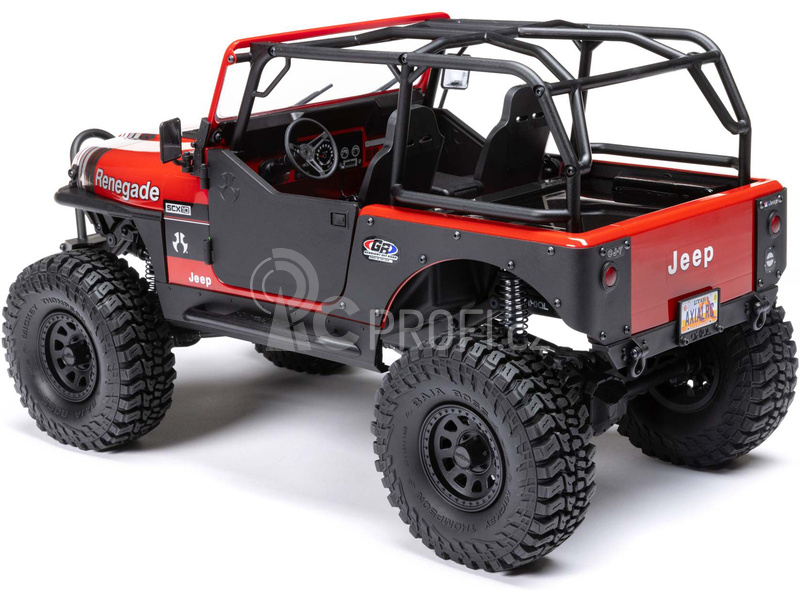 RC auto Axial SCX10 III Jeep CJ-7 1:10 4WD RTR, šedá