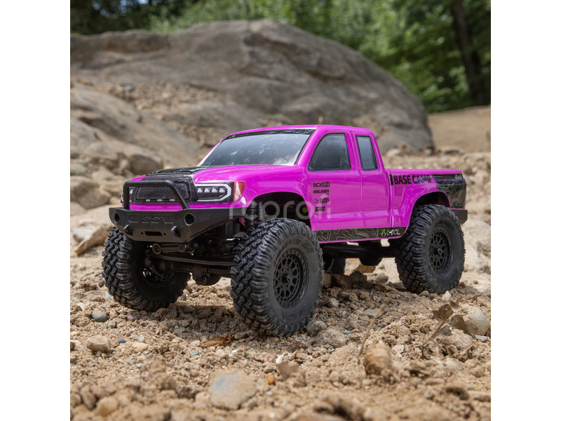 Axial SCX24 Base Camp 1:24 4WD RTR růžový