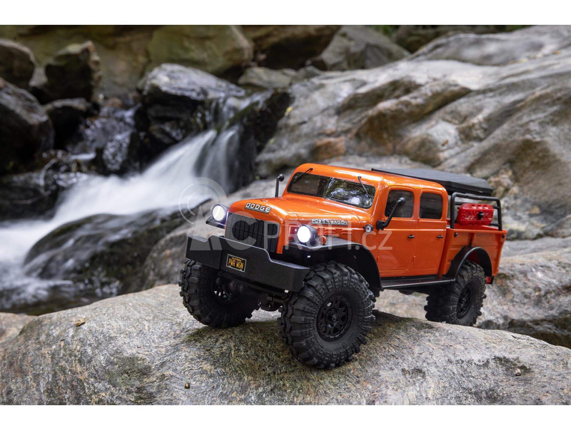 RC auto Axial SCX24 Dodge Power Wagon 1940 1:24 4WD, zelená