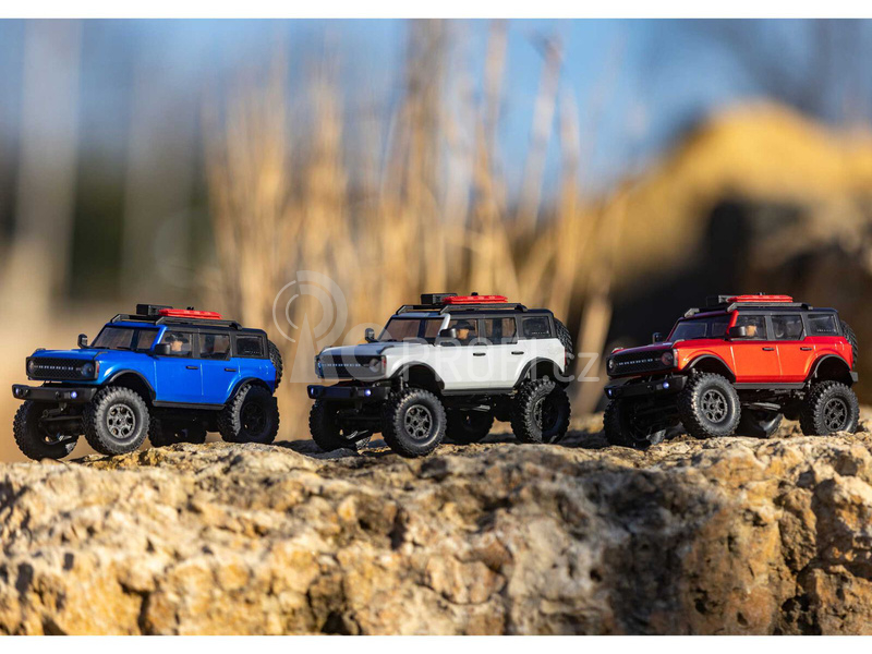 RC auto Axial SCX24 Ford Bronco 2021 1:24 4WD RTR, šedá