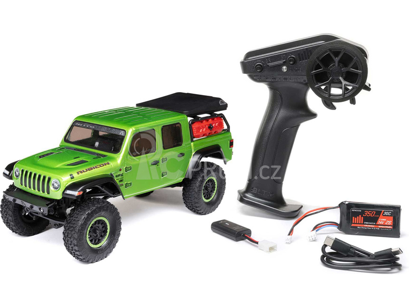 RC auto Axial SCX24 Jeep Gladiator 1:24 4WD RTR, bílá