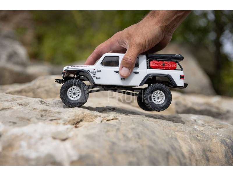 RC auto Axial SCX24 Jeep Gladiator 1:24 4WD RTR, bílá