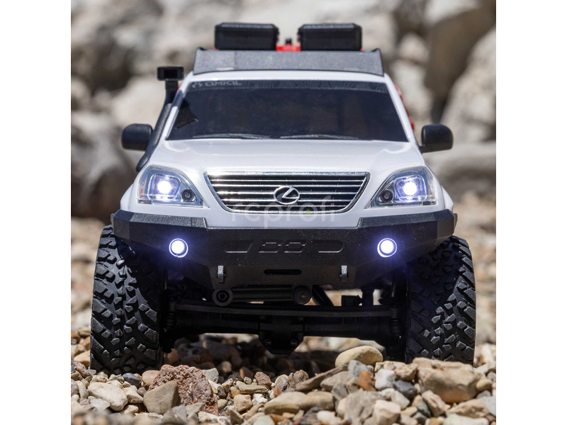 RC auto Axial SCX24 Lexus GX 470 1:24 4WD RTR, bílá