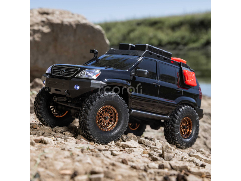 RC auto Axial SCX24 Lexus GX 470 1:24 4WD RTR, stříbrná