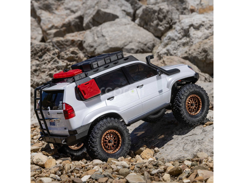 RC auto Axial SCX24 Lexus GX 470 1:24 4WD RTR, stříbrná