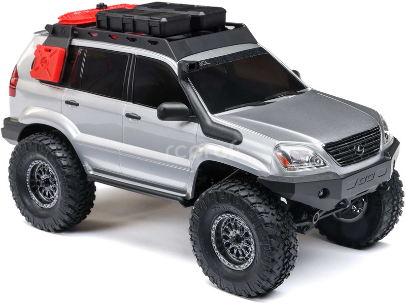 RC auto Axial SCX24 Lexus GX 470 1:24 4WD RTR, stříbrná