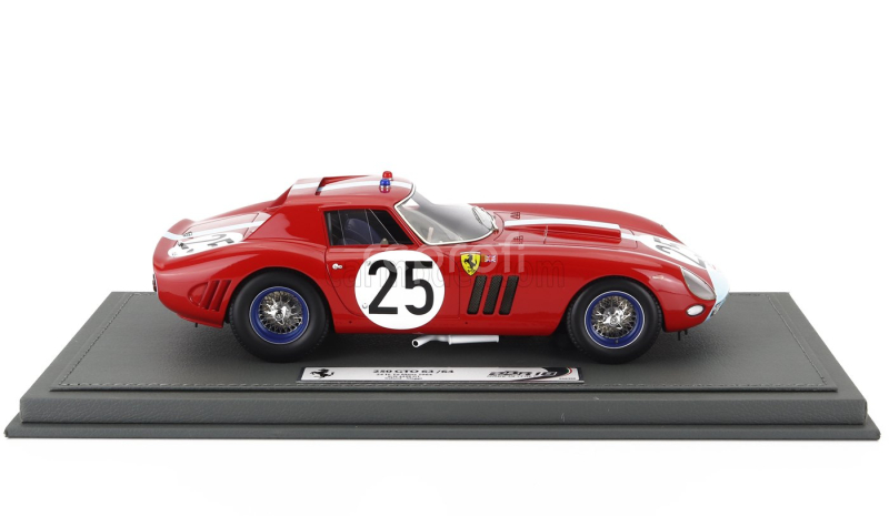 Bbr-models Ferrari 250 Gto 3.0l V12 Team Maranello Concessionaires N 25 24h Le Mans 1964 Innes Reland - Tony Maggs - Jackie Stewart 1:18 Červená Světle Modrá