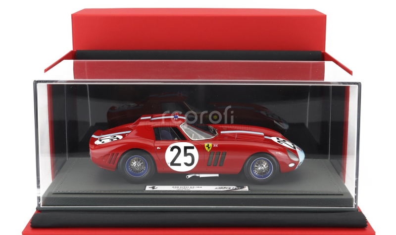 Bbr-models Ferrari 250 Gto 3.0l V12 Team Maranello Concessionaires N 25 24h Le Mans 1964 Innes Reland - Tony Maggs - Jackie Stewart 1:18 Červená Světle Modrá