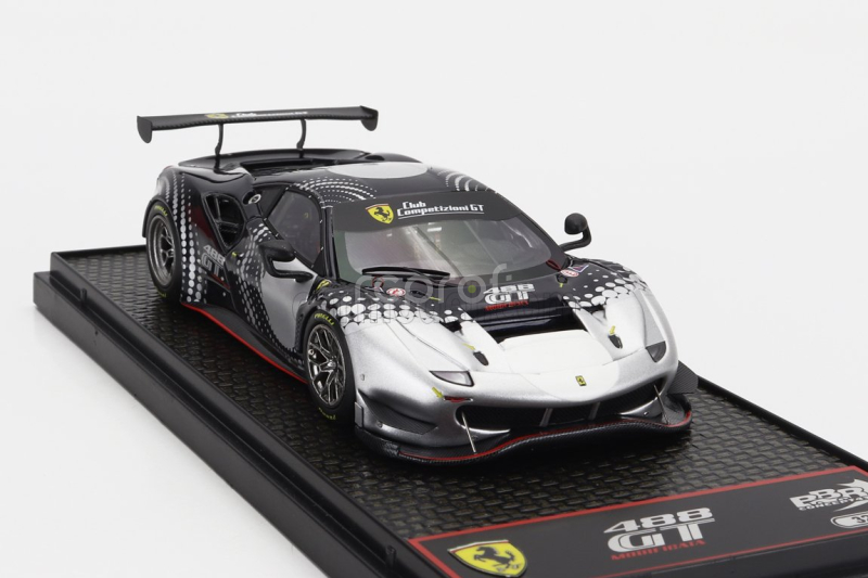 Bbr-models Ferrari 488 Gt Modificata 2020 1:43 Modrá Stříbrná