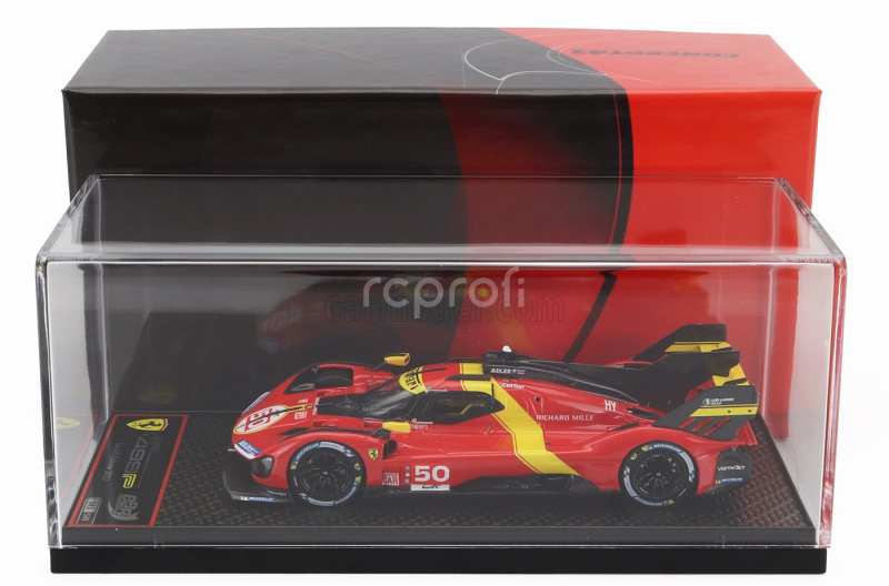 Bbr-models Ferrari 499p 3.0l Turbo V6 Team Ferrari Af Corse N 50 Launch Edition 2022 1:43 Červená Žlutá Černá