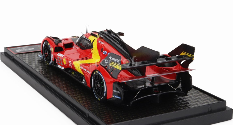 Bbr-models Ferrari 499p 3.0l Turbo V6 Team Ferrari Af Corse N 51 Winner 24h Le Mans 2023 Alessandro Pier Guidi - James Calado - Antonio Giovinazzi 1:43 Červená Žlutá Černá