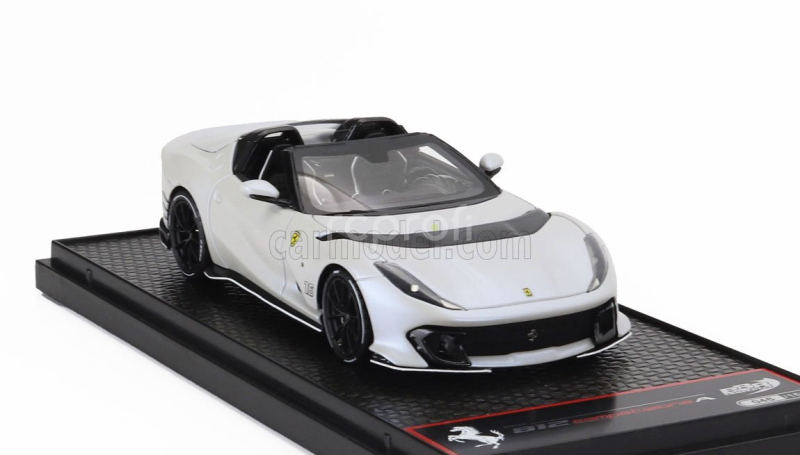 Bbr-models Ferrari 812 Competizione A Spider N 16 Personal Car Charles Leclerc 2022 1:43 Bianco Onda Marina - Matná Bílá