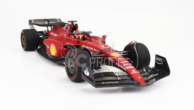 Bbr-models Ferrari F1-75 Team Scuderia Ferrari N 16 Winner Bahrain Gp 2022 Charles Leclerc 1:18 Red