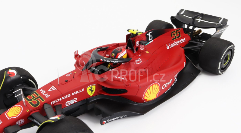 Bbr-models Ferrari F1-75 Team Scuderia Ferrari N 55 Australian Gp 2022 Carlos Sainz 1:18 Red