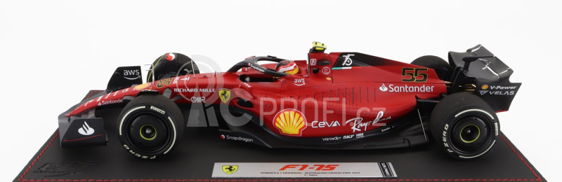 Bbr-models Ferrari F1-75 Team Scuderia Ferrari N 55 1:18, červená