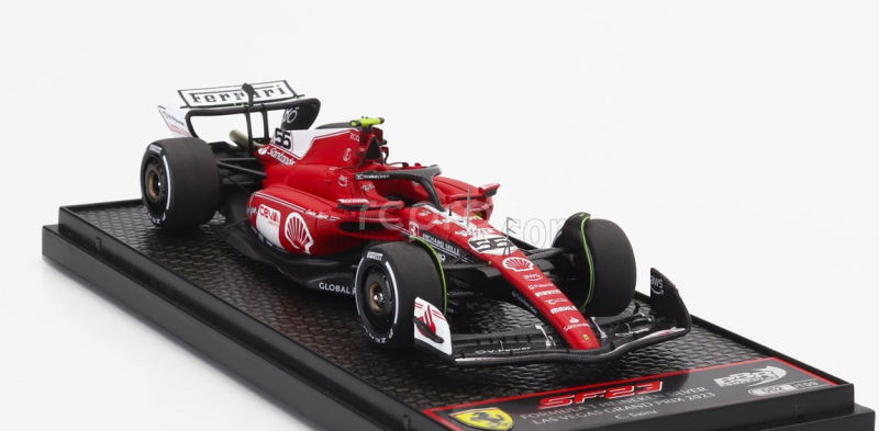 Bbr-models Ferrari F1  Sf-23 Team Scuderia Ferrari N 55 Las Vegas Usa Gp 2023 Carlos Sainz 1:43 Červená Bílá Černá