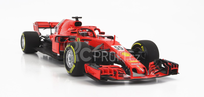 Bbr-models Ferrari F1  Sf71h N 55 Test Fiorano Italy 2018 Carlos Sainz 1:18 Red