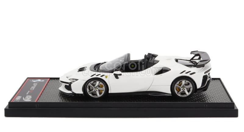 Bbr-models Ferrari Sf90 Xx Stradale Spider 2024 1:43 Bianco Cervino - Bílá Černá