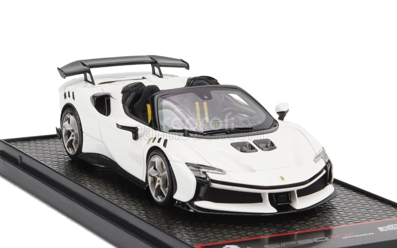 Bbr-models Ferrari Sf90 Xx Stradale Spider 2024 1:43 Bianco Cervino - Bílá Černá