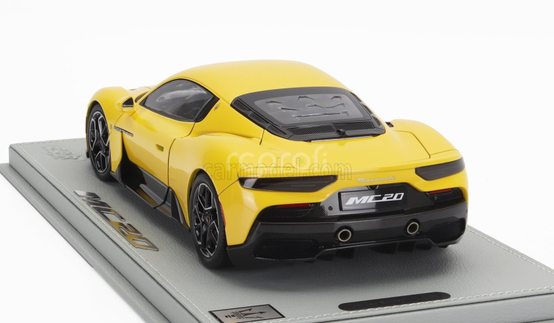 Bbr-models Maserati Mc20 2020 - Con Vetrina - With Showcase 1:18 Giallo Genio - Žlutá