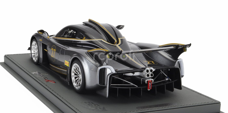 Bbr-models Pagani Huayra R N 27 2021 - Con Vetrina - With Showcase 1:18 2 Tóny Šedé Met