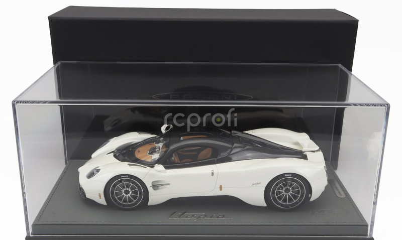 Bbr-models Pagani Utopia 2022 - Con Vetrina - With Showcase 1:18 Bianco Perla - Bílá