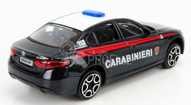 Bburago Alfa romeo Giulia Carabinieri 2015 + Scale 1/18 R1100rt Carabinieri 2001 1:43 Blue