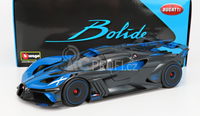 Bburago Bugatti Bolide 1:18 modrá