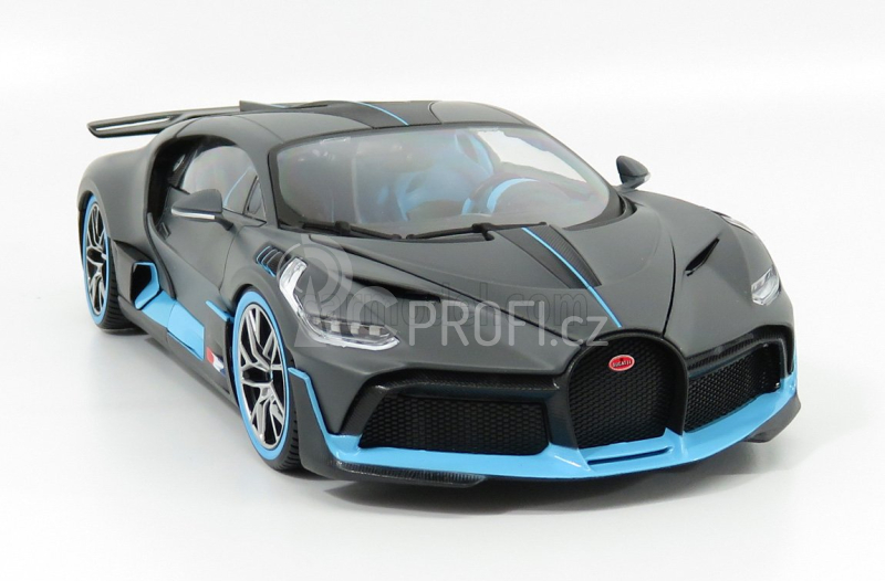 Bburago Bugatti Divo 1:18 stříbrná