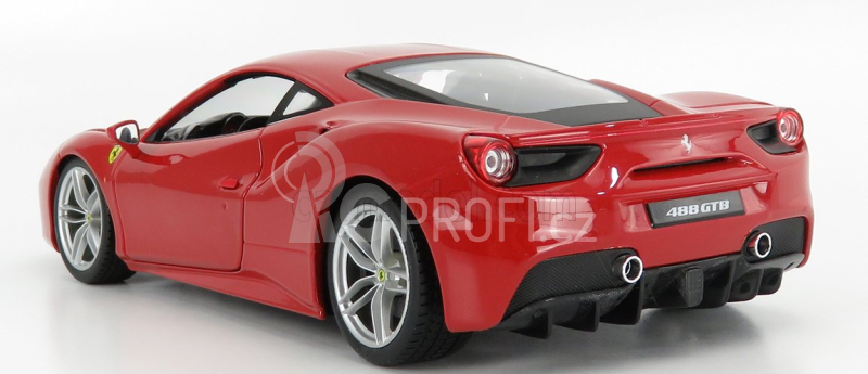 Bburago Ferrari 488 GTB 1:18 červená