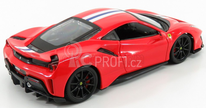 Bburago Ferrari 488 Pista 1:24 červená