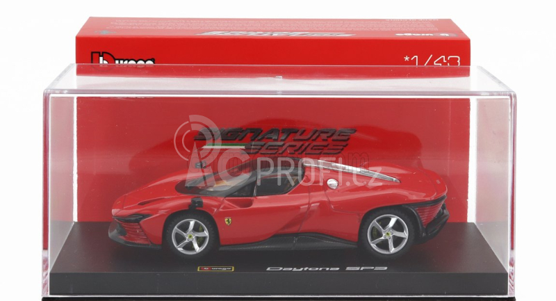 Bburago Ferrari Daytona Sp3 2022 1:43 Rosso Corsa 322 Červená