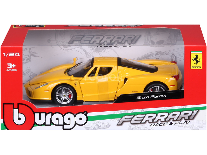 Bburago Ferrari Enzo 1:24 žlutá