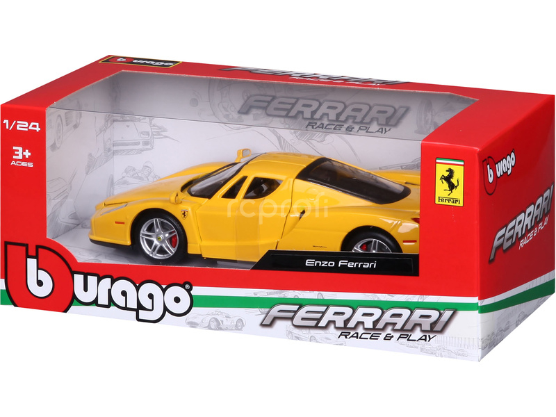 Bburago Ferrari Enzo 1:24 žlutá