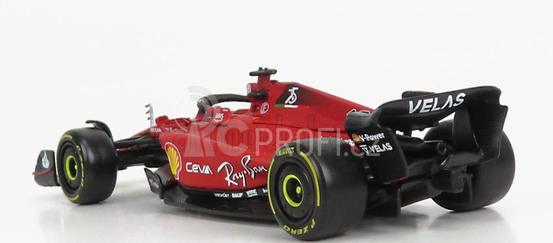 Bburago Ferrari F1-75 Scuderia Ferrari N 16 Season 2022 Charles Leclerc 1:43, červená