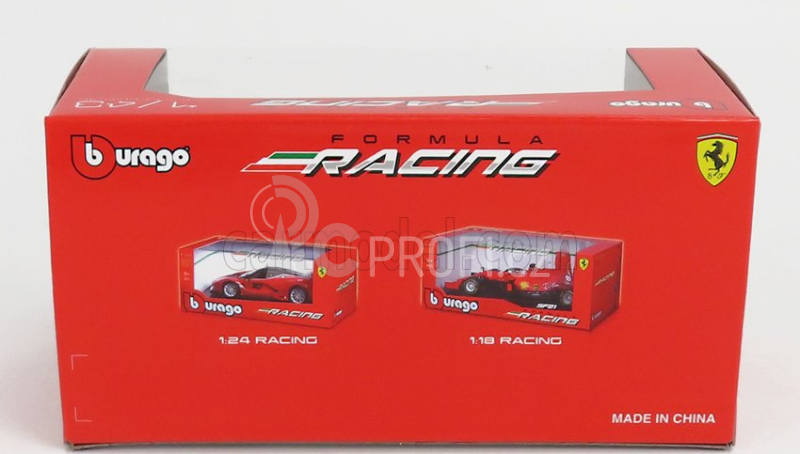 Bburago Ferrari F1-75 Scuderia Ferrari N 16 Season 2022 Charles Leclerc 1:43, červená