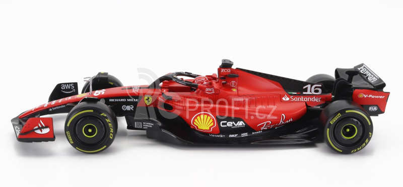 Bburago Ferrari F1 Sf-23 Team Scuderia Ferrari N 16 2023 Charles Leclerc 1:18, červená