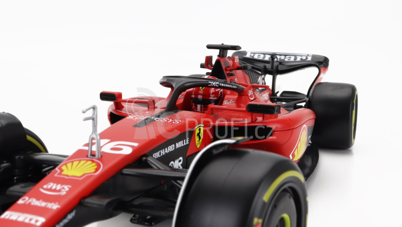 Bburago Ferrari F1 Sf-23 Team Scuderia Ferrari N 16 2023 Charles Leclerc 1:18, červená