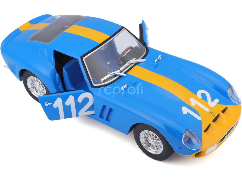 Bburago Ferrari GTO 250 1:24 Kit modrá