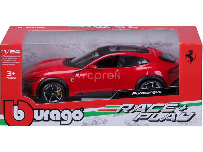 Bburago Ferrari Purosangue 1:24 červená