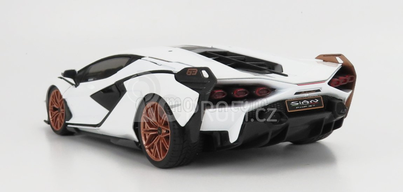 Bburago Lamborghini Sián FKP 37 1:18 bílá