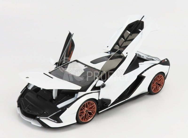 Bburago Lamborghini Sián FKP 37 1:18 bílá