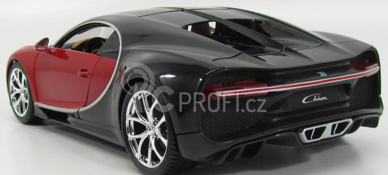 Bburago Plus Bugatti Chiron 1:18 červená