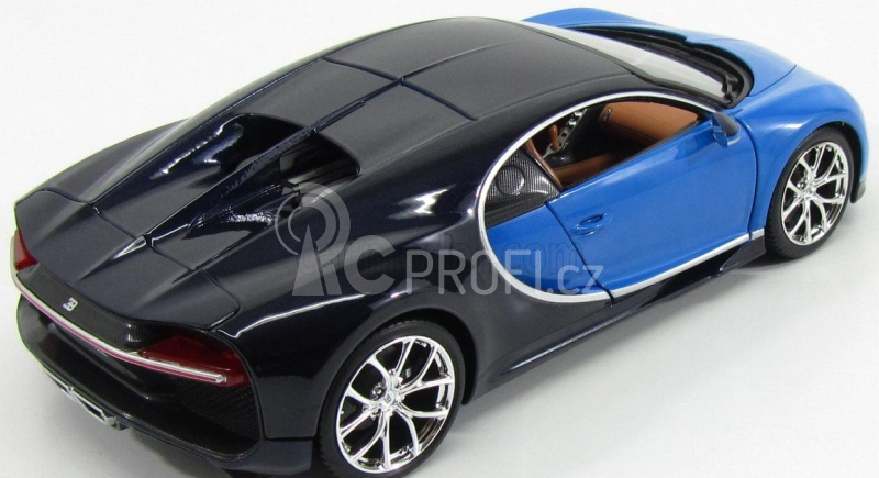 Bburago Plus Bugatti Chiron 1:18 modrá